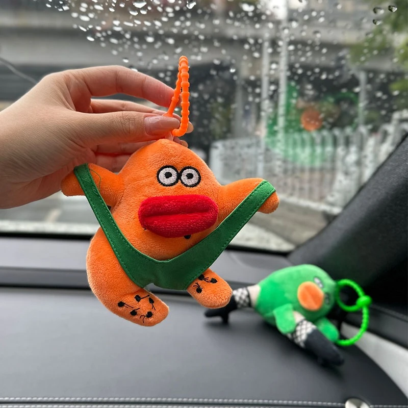 OFFCURVE 2025 سيارة قلادة دمية مرآة الرؤية الخلفية ديكور الراقية الداخلية معلقة حلية اكسسوارات السيارات