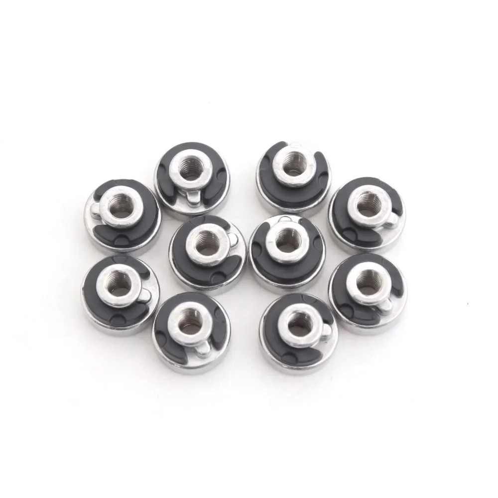 

10 шт. алюминиевых гаек для сиденья, совместимых с мотоциклами Harley Sportster Touring Softail Dyna CVO 1996 года выпуска и новее.