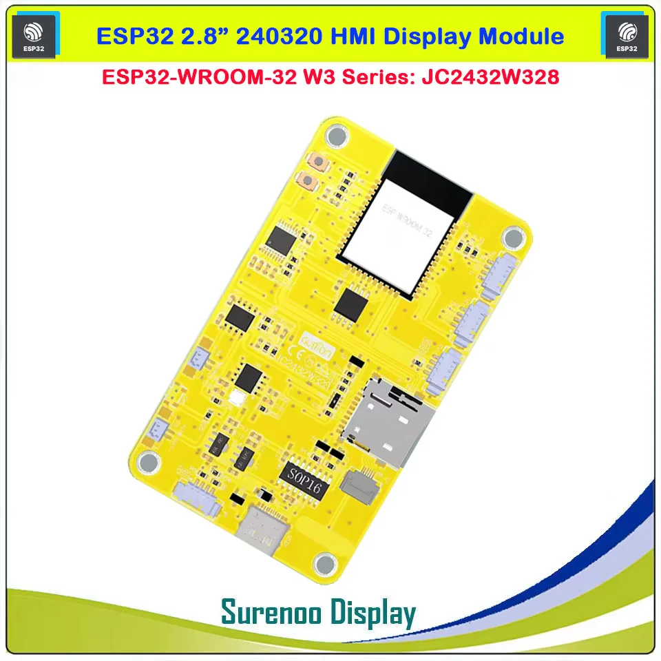 Guition W3 HMI ESP32-WROOM-32 JC2432W328 2.8 بوصة 240*320 اللمس وحدة عرض إل سي دي لوحة الشاشة واي فاي بلوتوث PSRAM فلاش #5