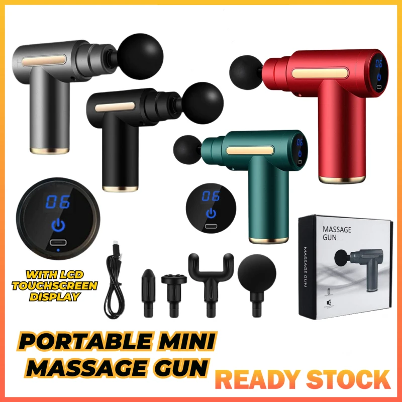 Draagbaar mini-spiermassagepistool Compact en stil spierontspanning Trillingsmassage Fitnessapparaat