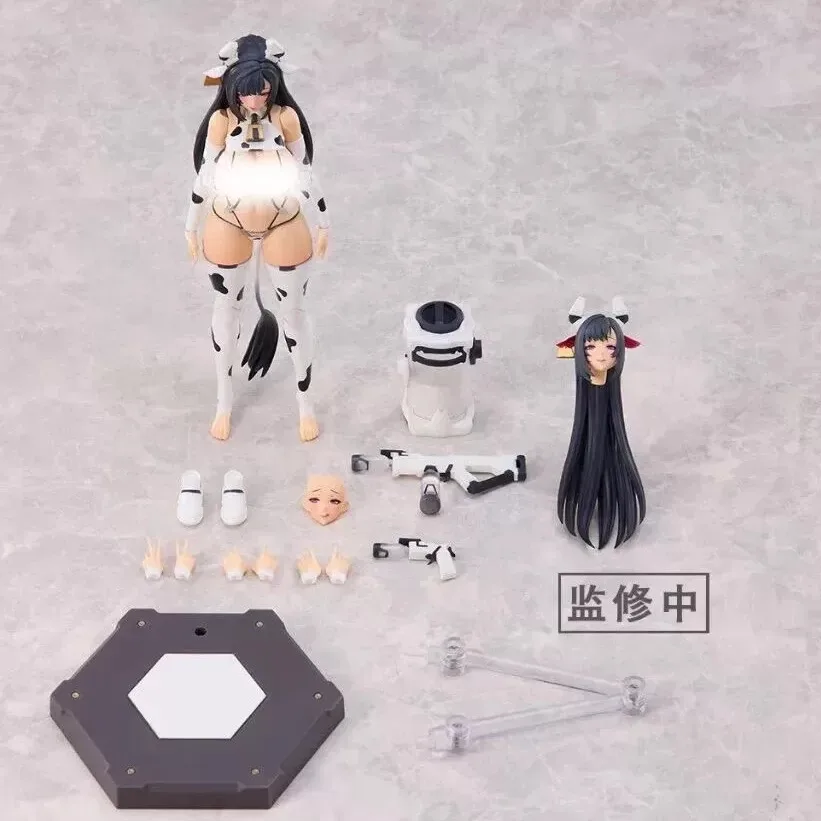 In Stock Original Kuro Satou Milky White Cow Girl 1/12 Scale Anime Action Figure Swimsuit Waifu