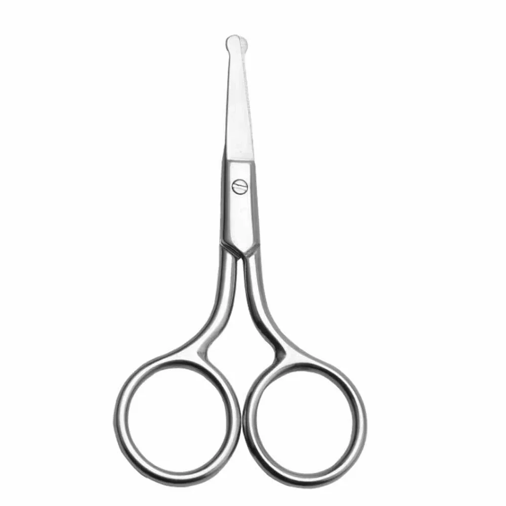 Beauty Scissors, Professional Facial Safety Scissors for Women's Makeup, Eyebrows, Eyelashes and Beards.