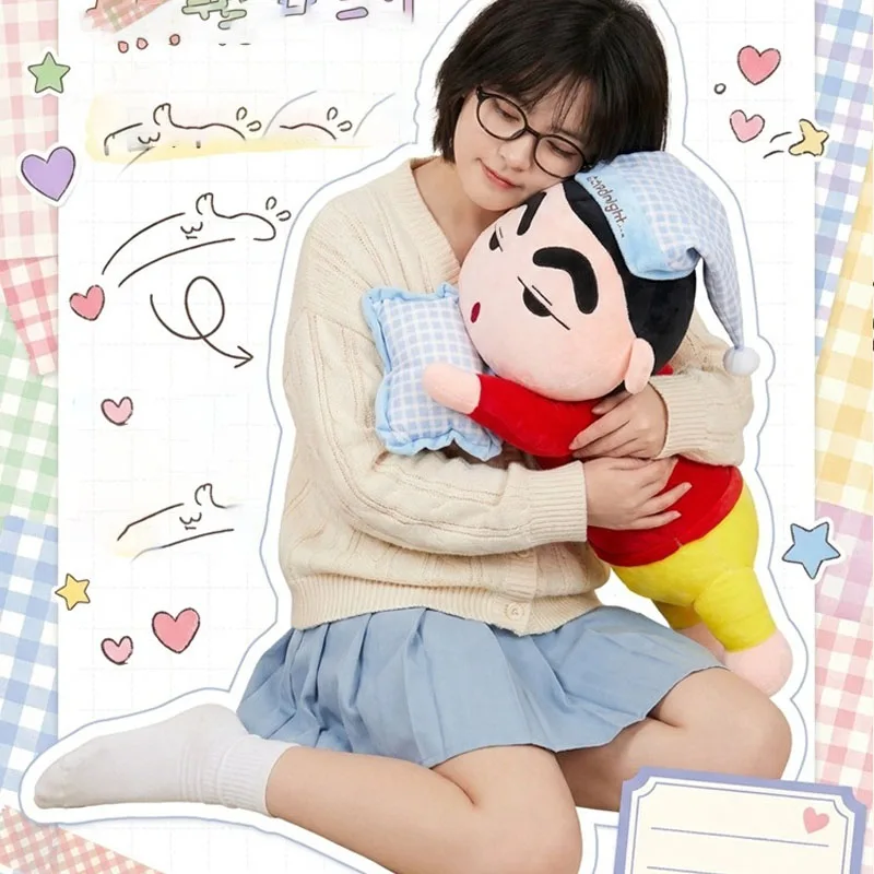 peluche-crayon-shin-chan-60-95cm-peluche-mignonne-de-dessin-anime-oreiller-d'anniversaire-poupee-de-cosplay-cadeau-rembourre-pour-enfants-noel