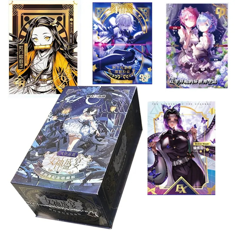 

Goddess Story Feast Collection Cards Anime Girl SZR EX SSP Game Cards Table Toys Child Kids Birthday Gift For Family Christmas