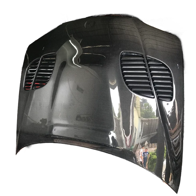 Car Hoods Carbon Fiber Front Engine Hood Bonnet for BMW E46