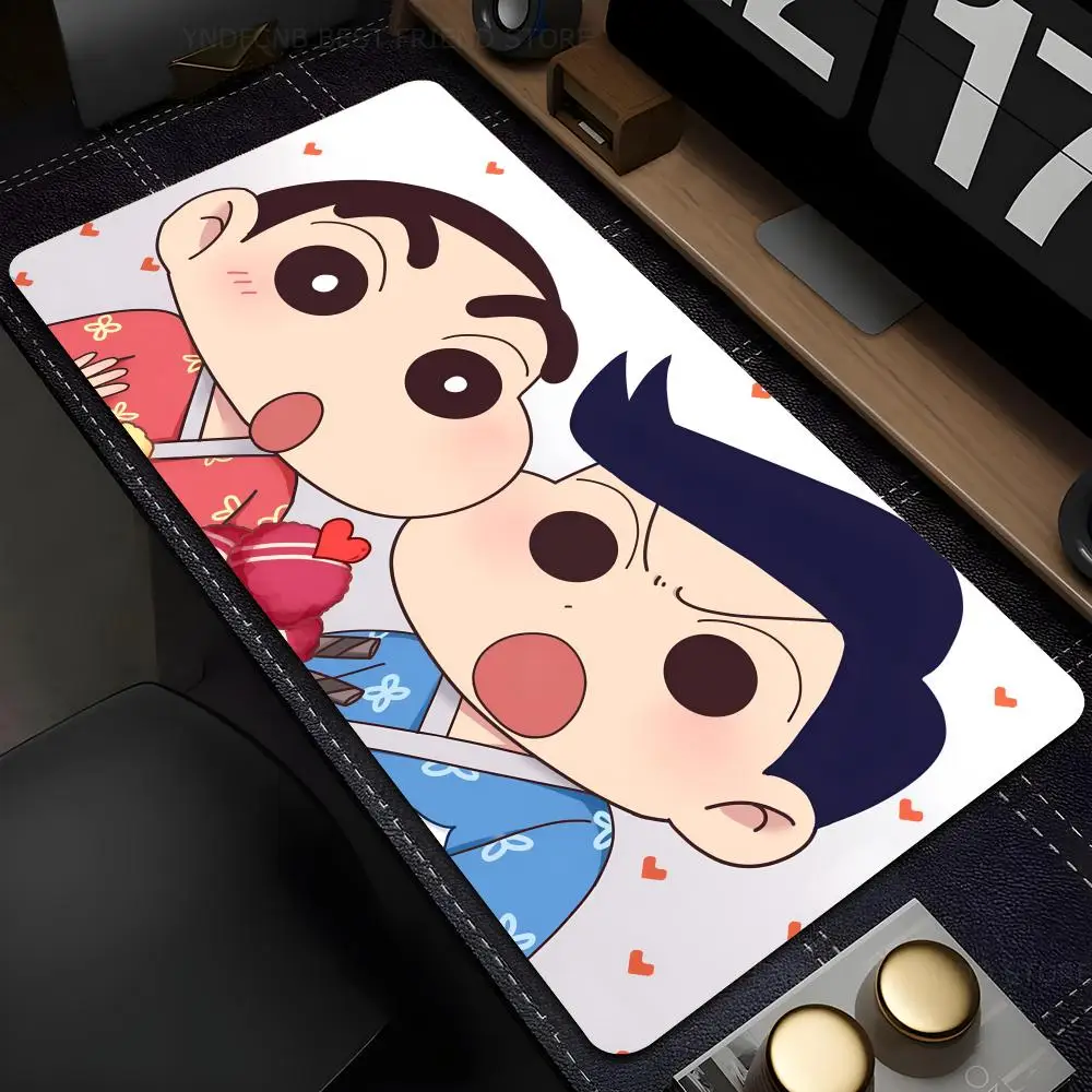 C-Crayon S-Shin-Chan Mouse Mat Desk Mat With Pad Gaming Accessories Prime Gaming XXL Keyboard Pad Stitch Padding Mat