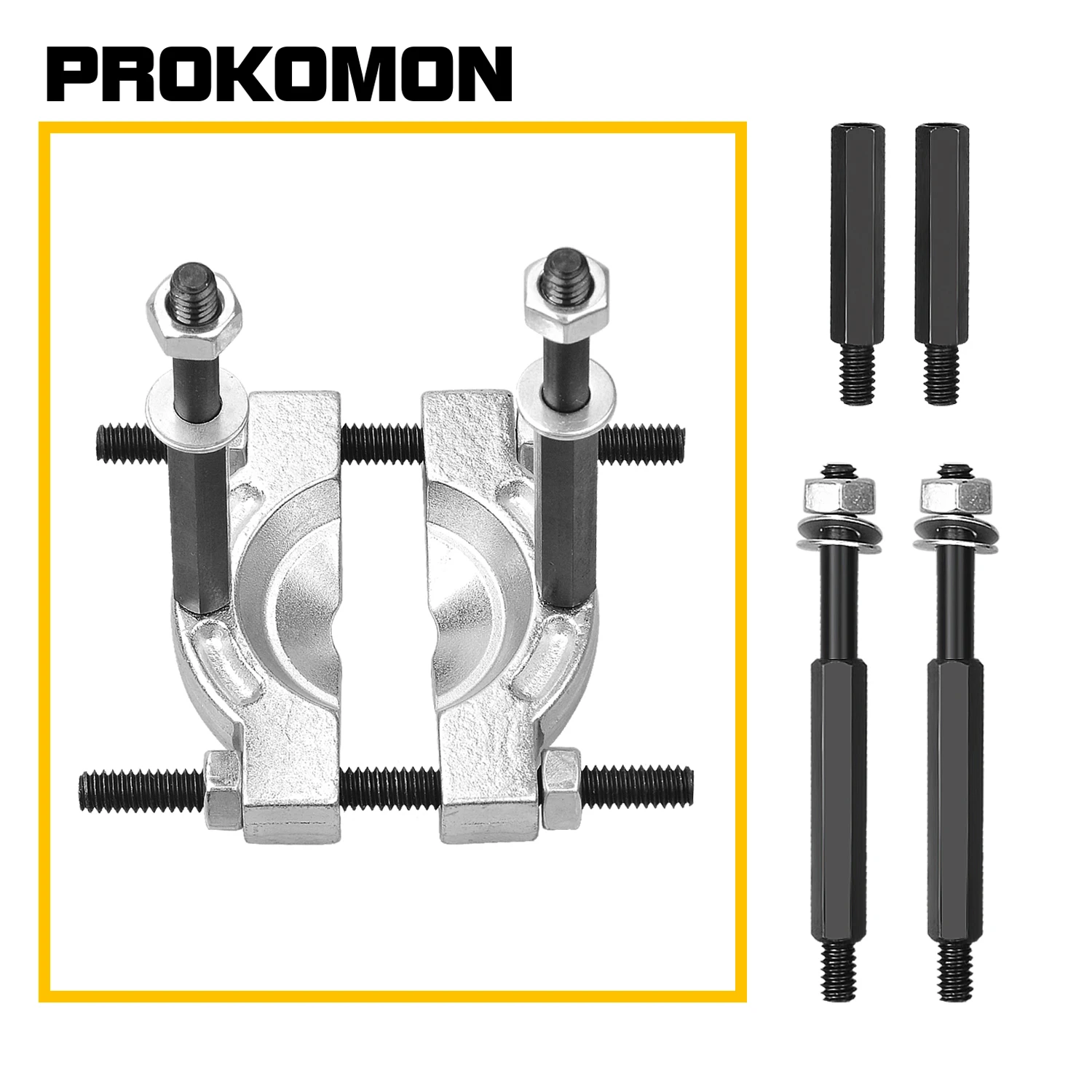 9Pcs Separator Combination Set Bearing Splitter Mechanical Double Disc Puller Chuck Gearbox Outer Bearing Remover Tool