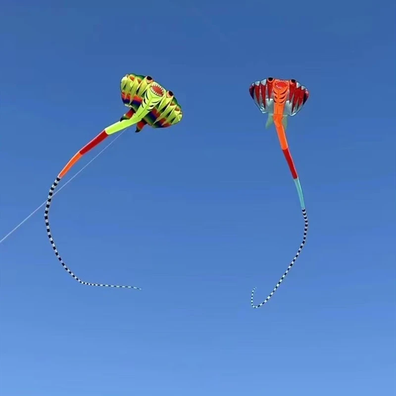 Free Shipping flying fish kites inflatable kites toys fun outdoor game kiteboarding excitador linha pipa Kite flying soft kite