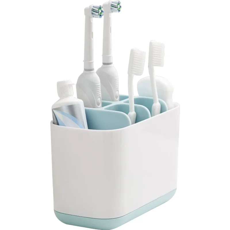 1 pz spazzolino da denti porta dentifricio custodia da barba pennello da trucco Organizer elettrico Stand accessori per il bagno scatola