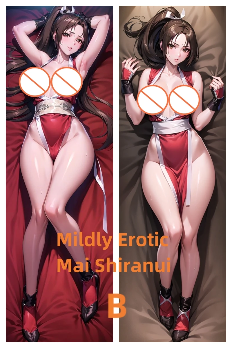 Dakimakura Anime Pillow Case Mildly Erotic Mai Shiranui Double-sided Print Of Life-size Body Pillowcase Gifts Can be Customized