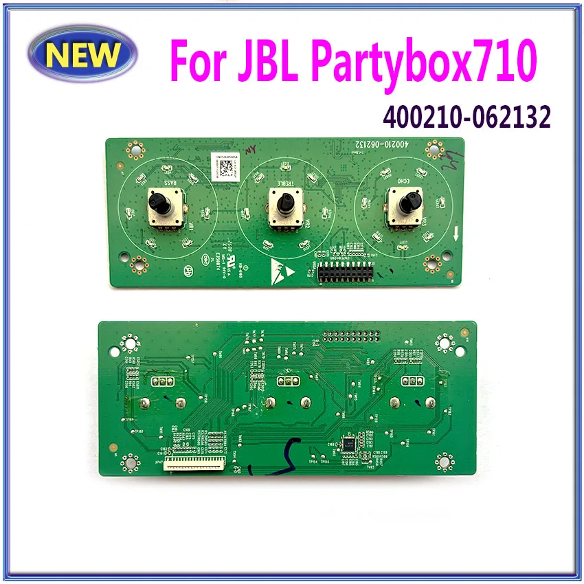 1pcs Original Key Switch Button Board Rotary Switch Tuning Switch For JBL Partybox710 Party Box 710 400210-062132