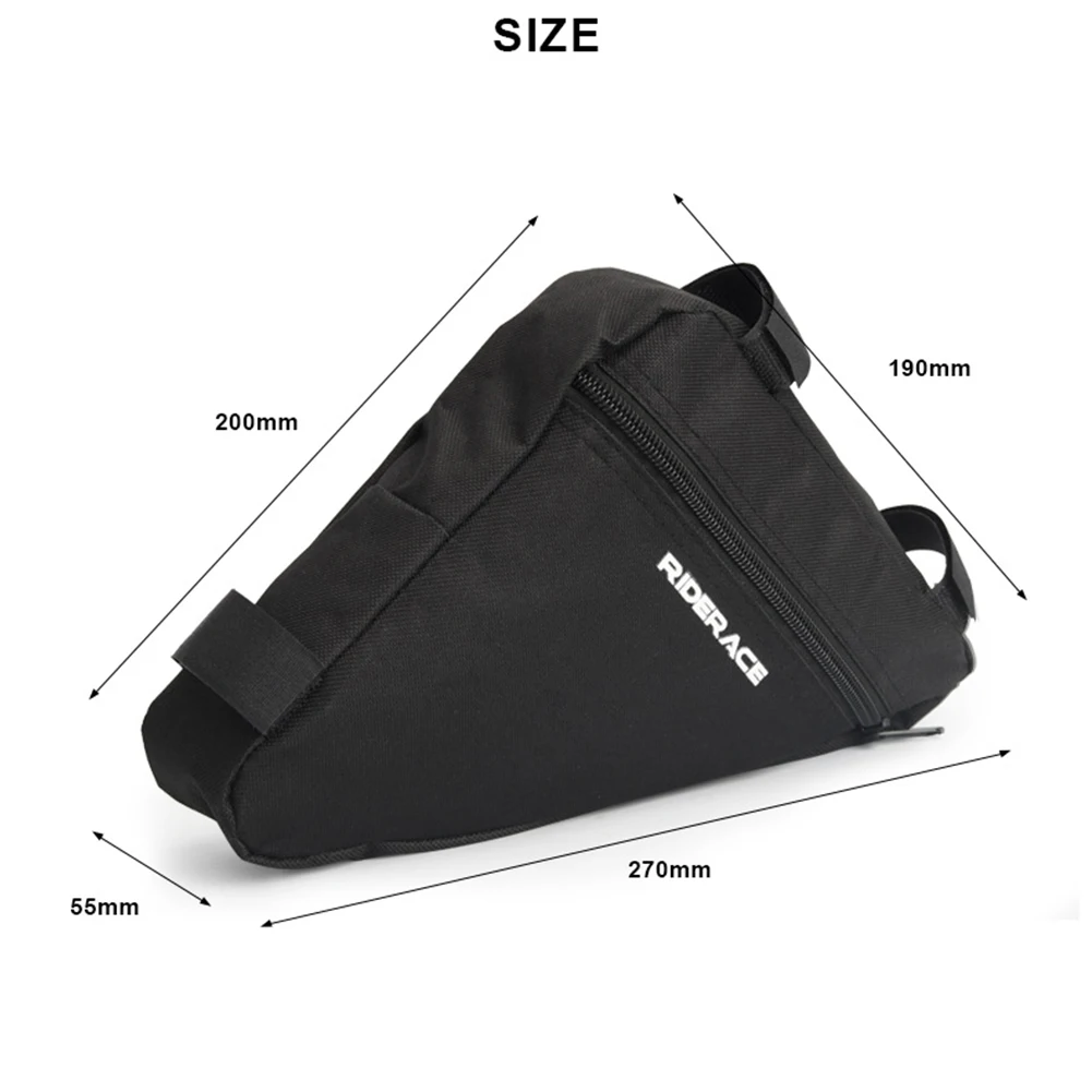 Bicycle Bike Frame Bag 270x190x55mm Front Tube Mountain Bike Triangle Triangle Pouch Waterproof Fabric Bicicleta