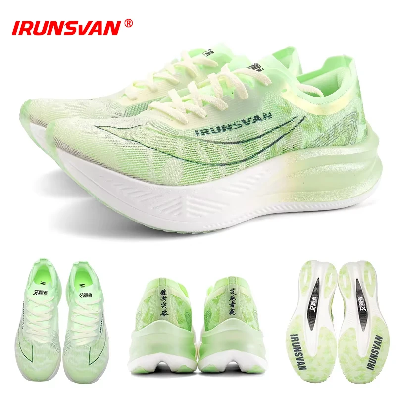 

IRUNSVAN HEAT 1.0 Marathon Running Racing Shoes Professional Shock-relief Ultra-light Rebound Sneakers High Quality Shoes
