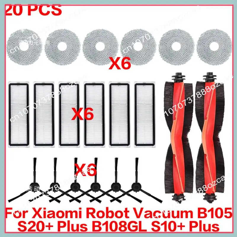 Xiaomi 로봇 진공 S20 + Plus B108GL/ S10 + Plus B105 고효율 필터 진공 청소기 액세서리 용 A26P