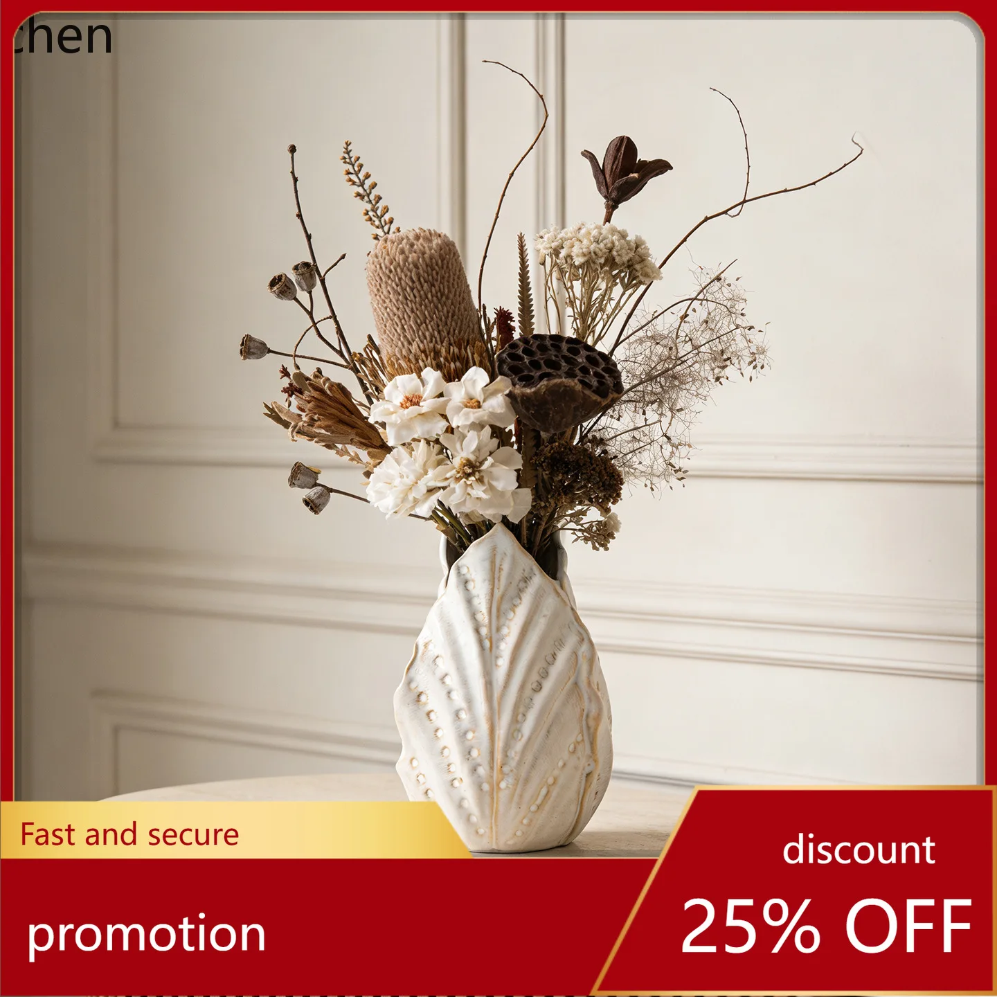 

Zml minimalist ceramic vase - artistic desktop ornament,, decorative display piece, floral arrangement vase