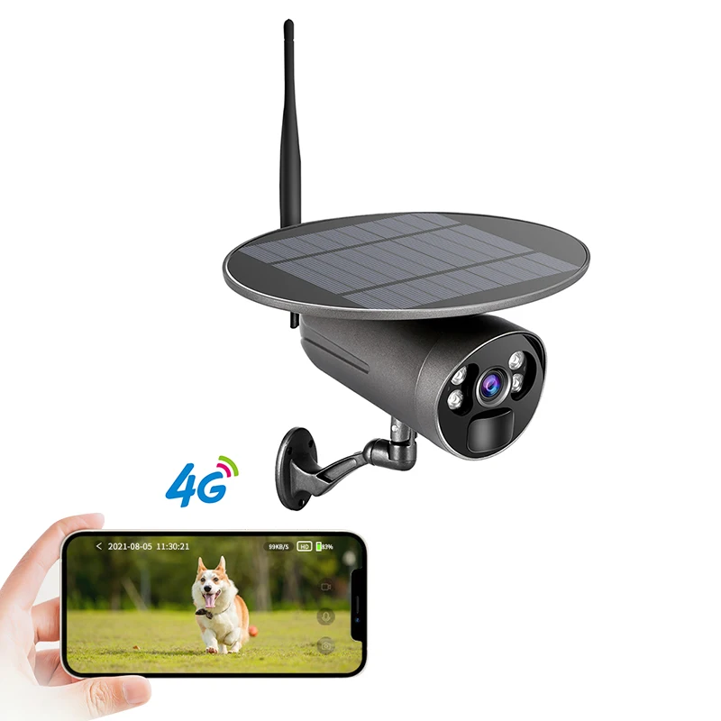 

4G Home Camera 3MP IP Wireless Smart Home Solar Camera Webcam