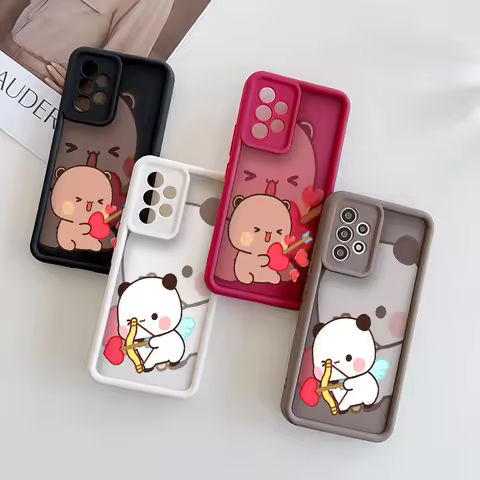 Cute Cartoon BUBU DUDU Paired Couple Phone Case for OPPO Reno 11F 10 12 PRO A79 A78 A58 Realme C67 C55 Find X3 Lite Soft Covers