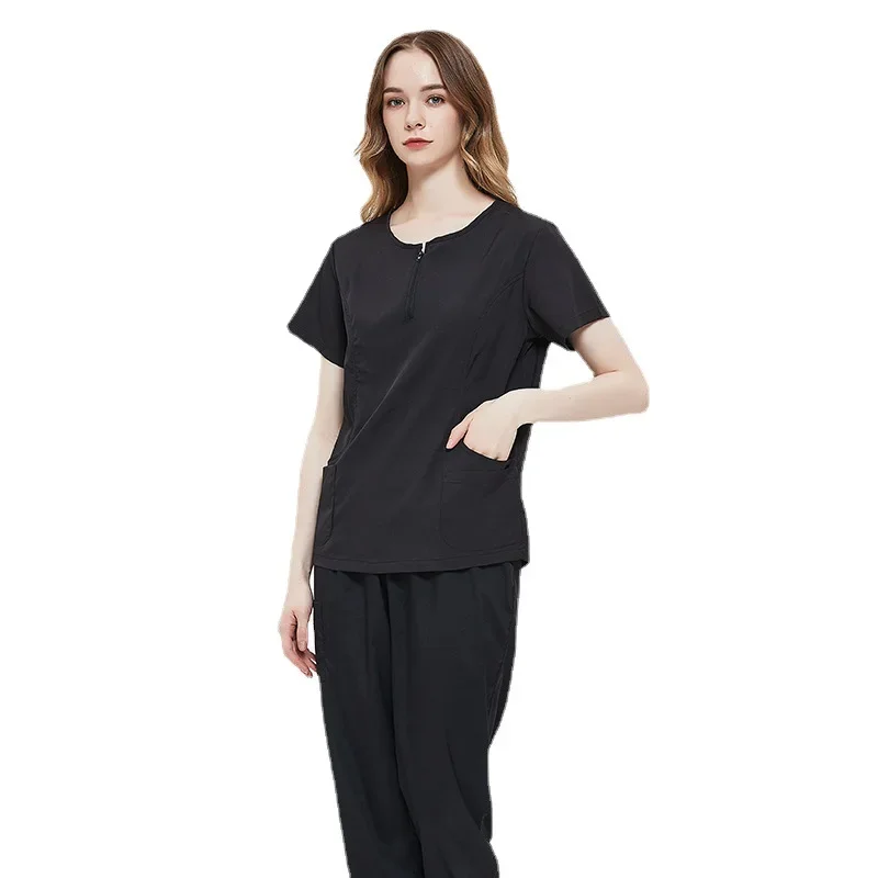Doctor Nurse Surgical Gowns Female Split Hand Wash Suit Nursing Work Uniforms Stretchy Quick Dry Hospital Nurses Uniforms view 4