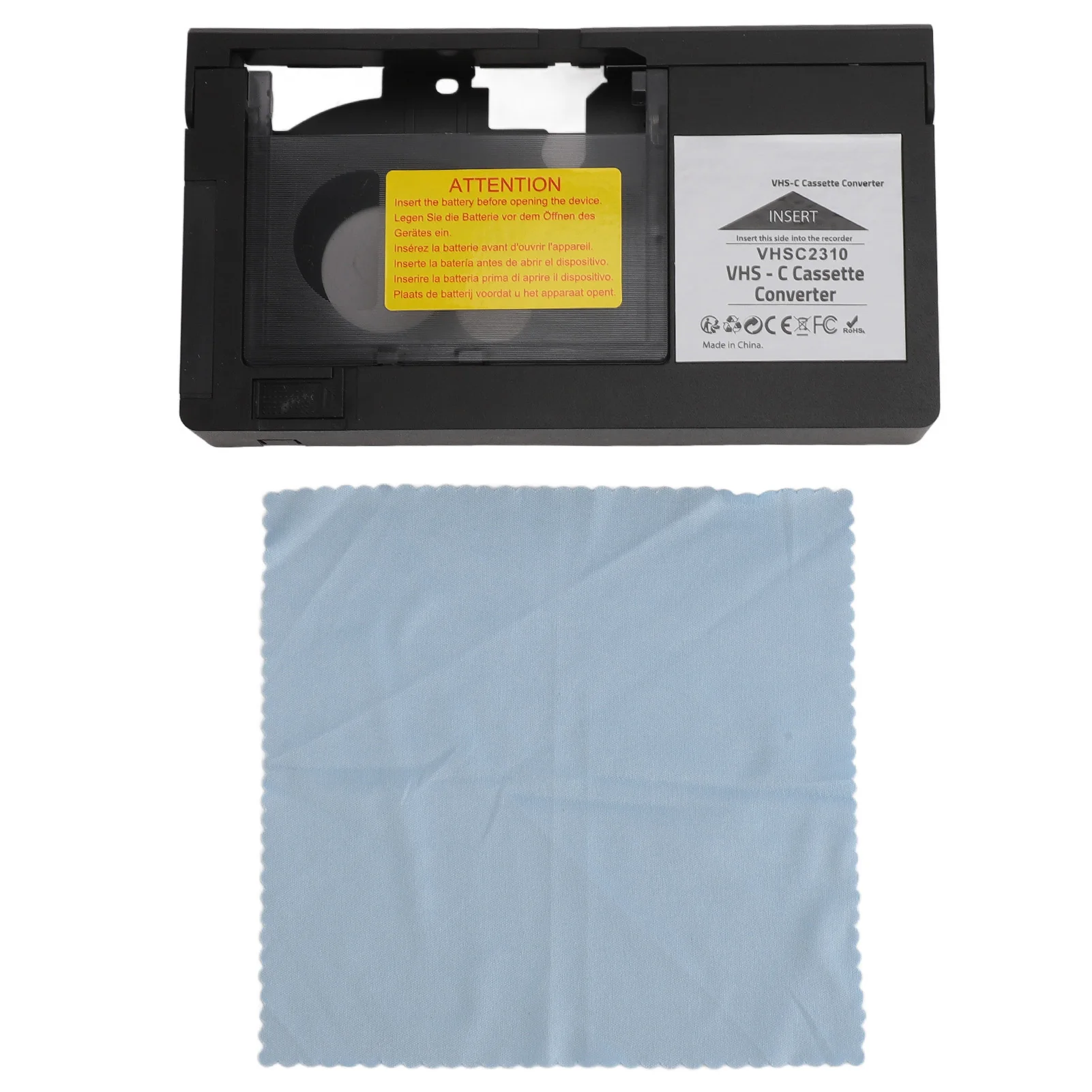 Cassette Converter Simple  Playback Recording Camcorders Cassette Adapter Easy  for S‑VHS‑C S‑VHS Tapes Cassette Adapter