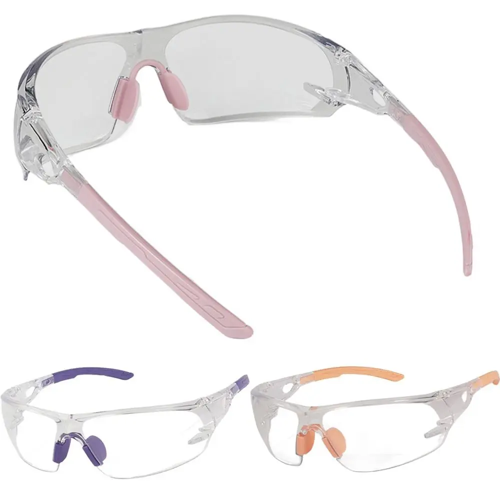 Anti Impact Safety Riding Goggles Wind Dust Proof Clear Vision Cycling Eye Protector Scratch Resistant Silicone Nose Clip