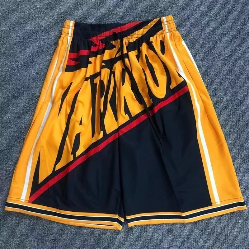 Retro Basketball Shorts Men\'s and Women\'s Sports Shorts Raptors Lakers Kobe 76ers Spurs Pants Running Training Casual Sports NBA