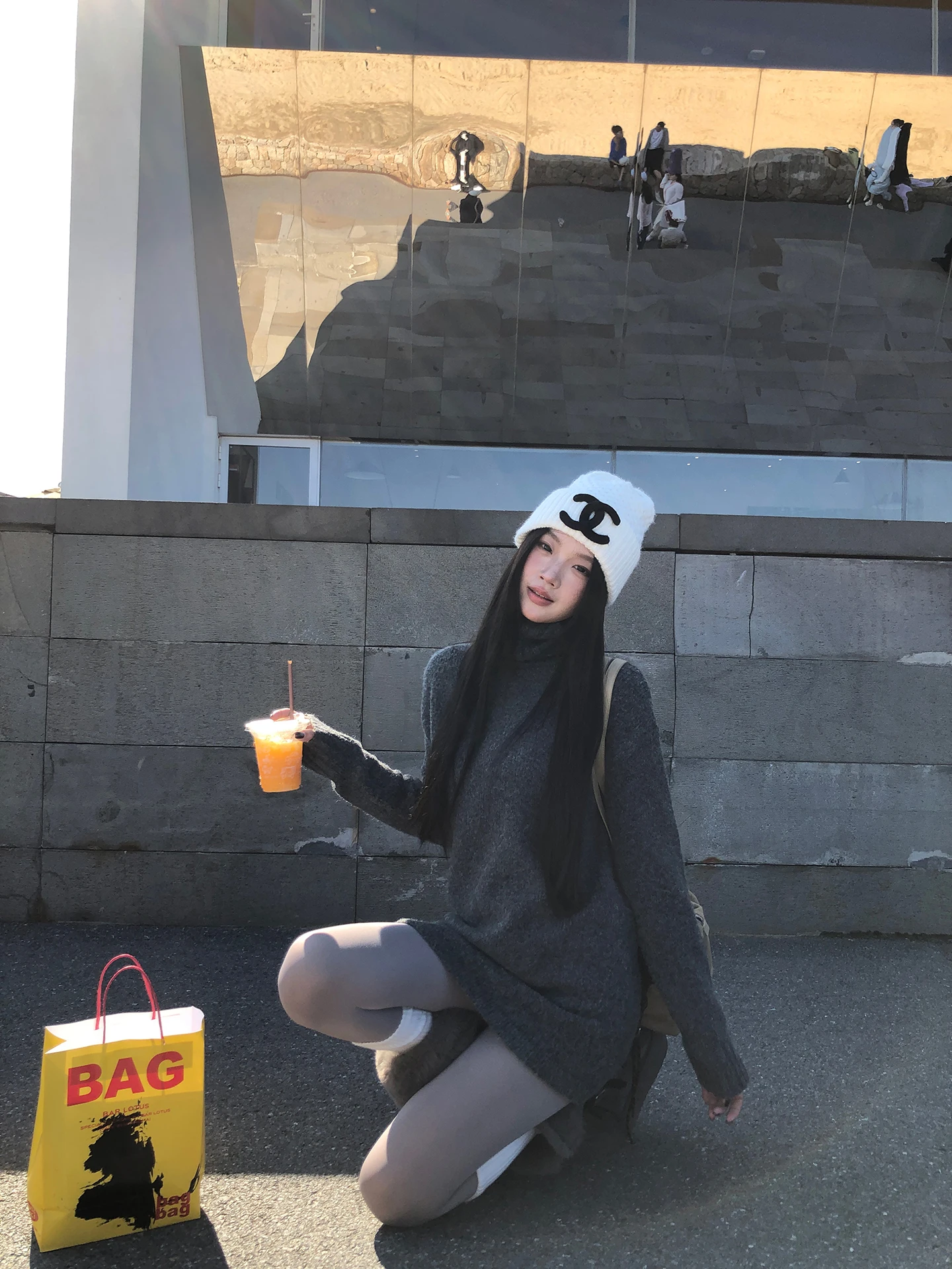 G Sle tricoté Long Sve col haut ey Dr femmes automne hiver nouveau Faion Ele Simple taille haute H pe Dr