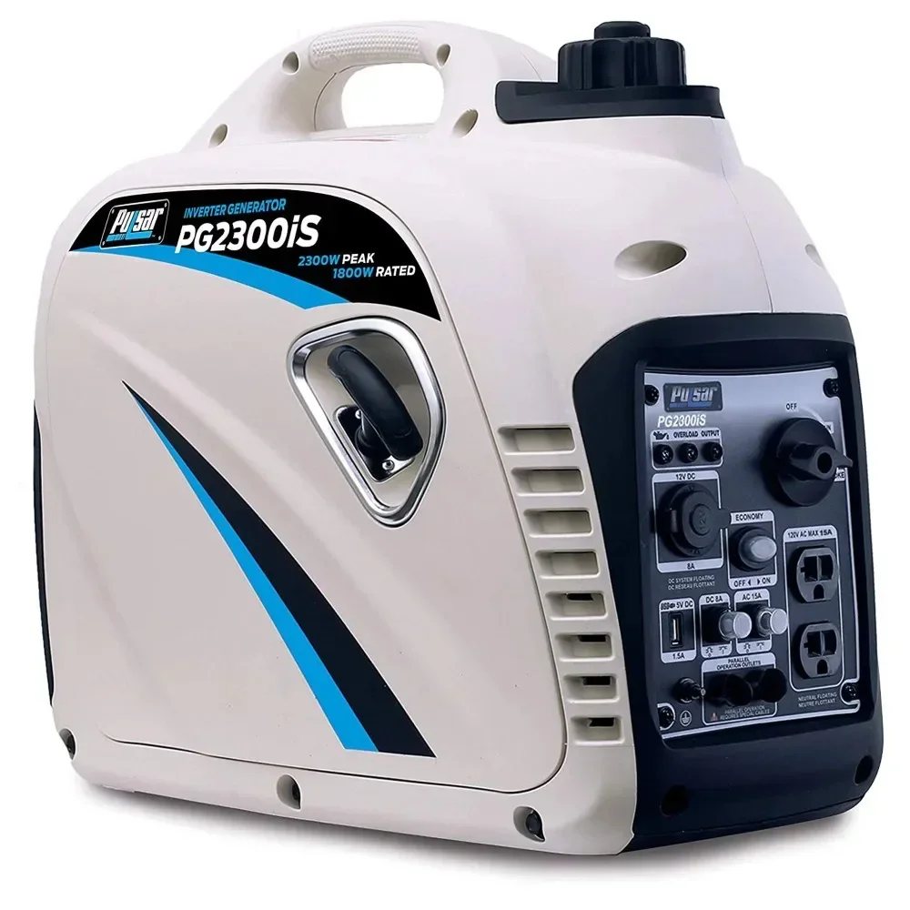 Pulsar 2300-Watt Super Quiet Gas Powered Inverter Generator with USB