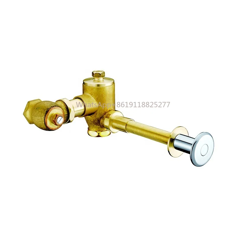 

Long Handle Wall Mounted Self-closing Concealed Toilet Flush Valve