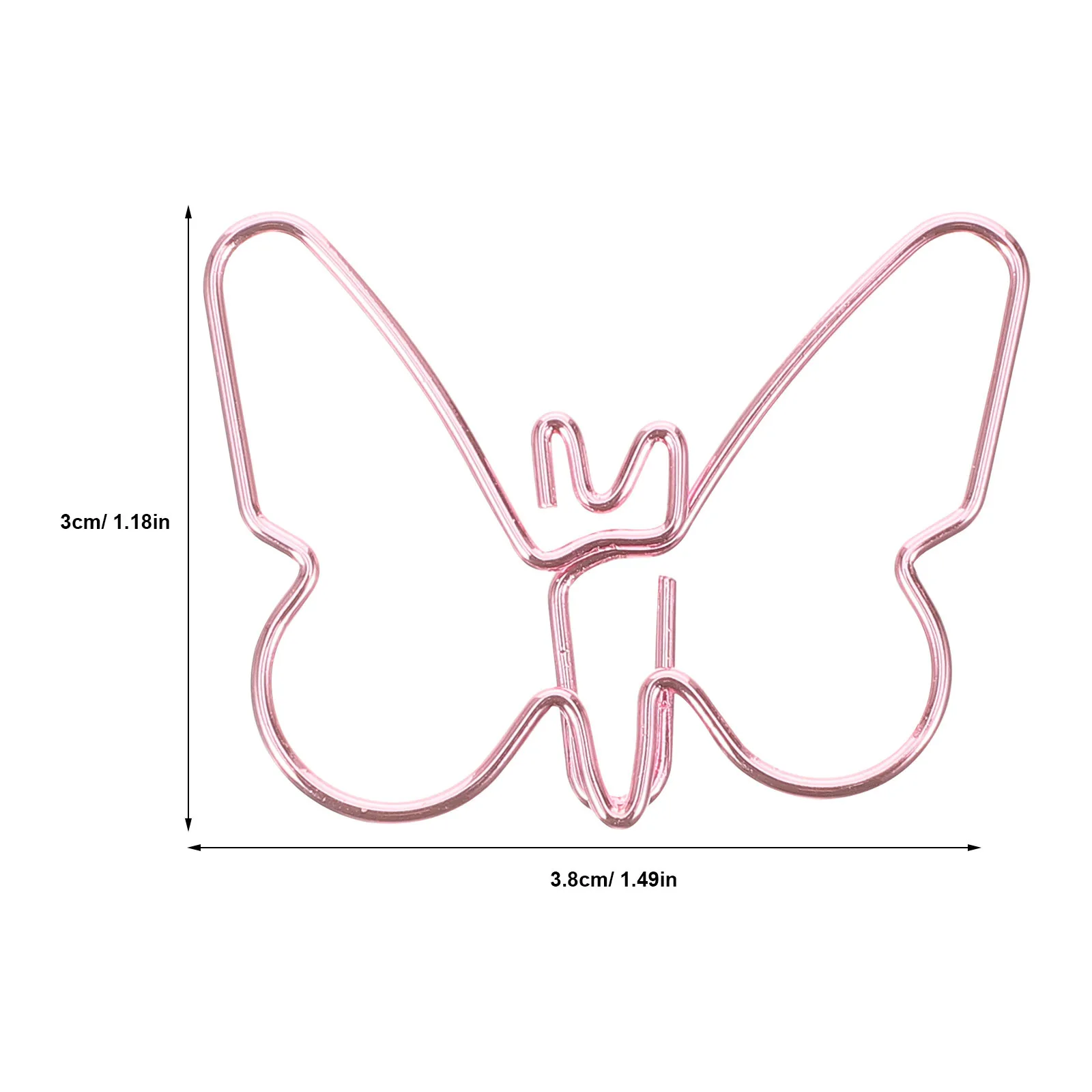 18pcs Cartoon Paper Clips Metal Office Supplies Creative Shaped Small Clamps For Document File Notebook Decoration Paper Clips