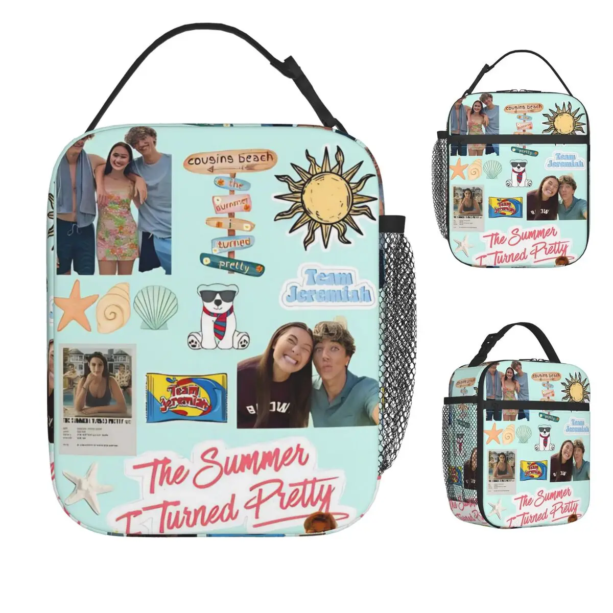 

TSITP The Summer I Turned Pretty Lunch Bag Conrad Fisher Kawaii Ланч-бокс Пляжные удобные термосумки для обеда Графическая сумка-холодильник