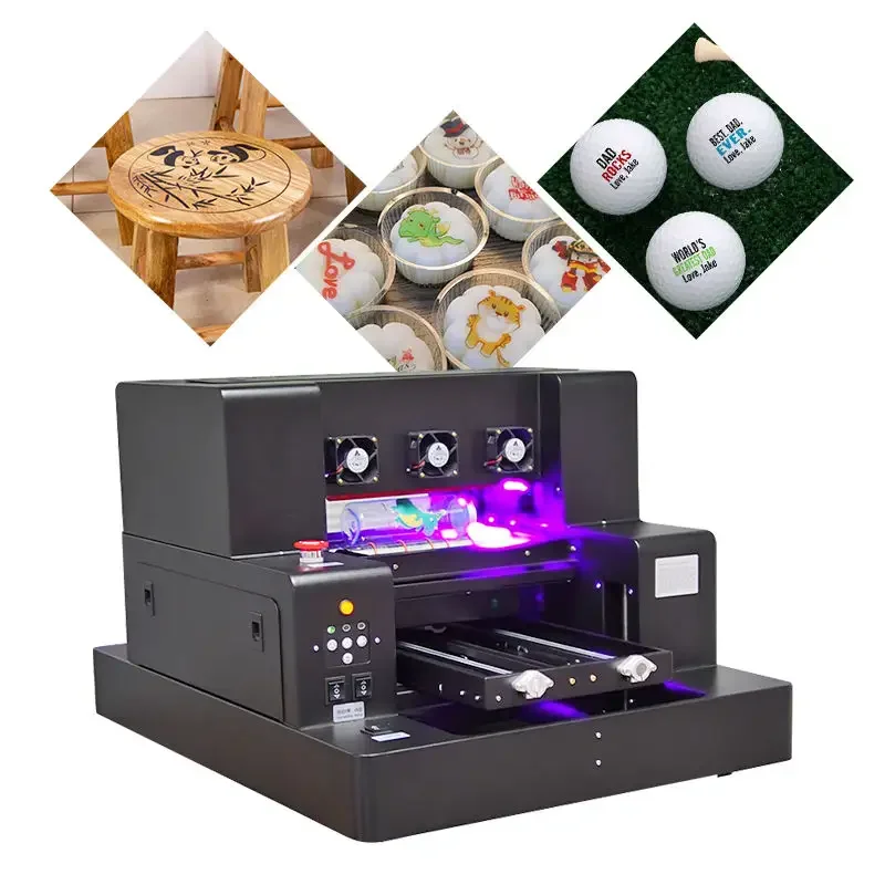 

Irtop UV LED Printer A4 UV Flatbed Printer L805 Head A4 UV Printer for Golf Ball Phone case and Custom Items Printing
