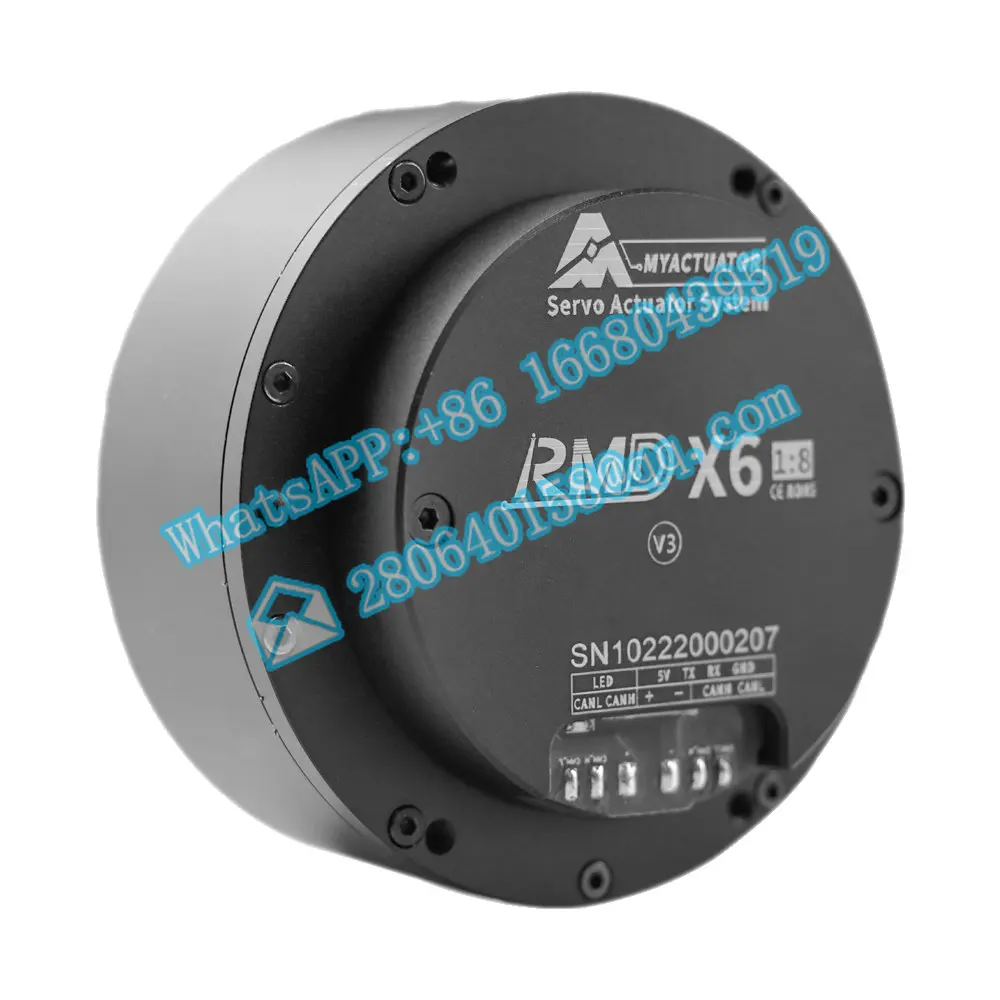 RMD-X6 기어비 1:8, V3 MyActuator, 마이크로 서보 모터, 브러시리스 DC 액추에이터, 490g 경량, 유성 리덕스