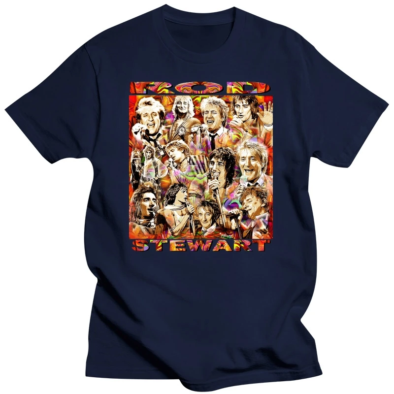 ROD STEWART TRIBUTE T-SHIRT OR PRINT BY ED SEEMAN