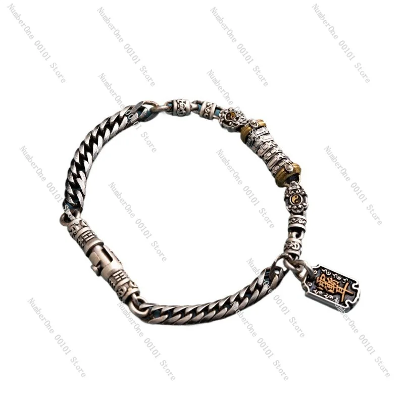 Tianji-style bracelet,original Chinese-style accessory with Taoist elements,versatile niche high-end bracelet for daily wear
