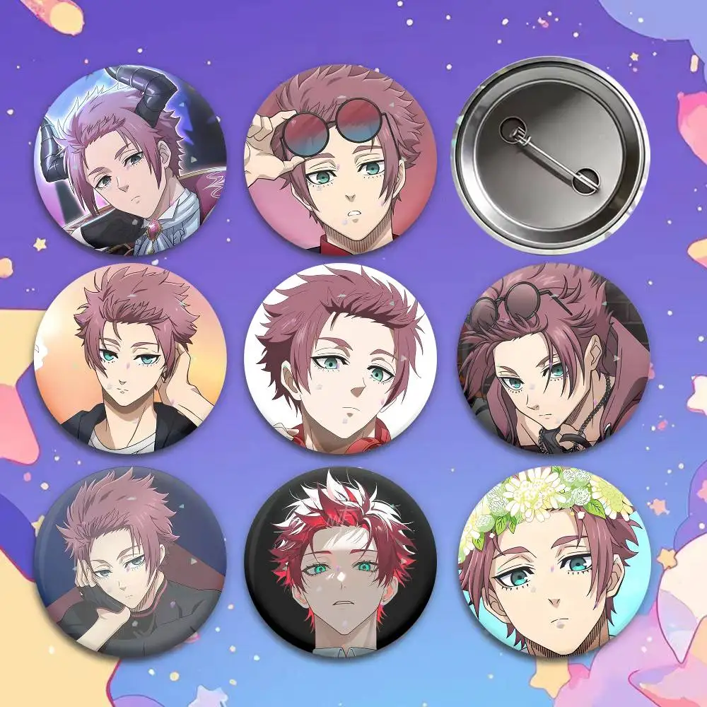 B-Blue Lock Sae Itoshi Brooches Cartoon Badge Pins Backpack Hat Accessories Friend Gift