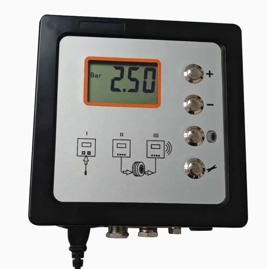

HP-858 wall-mounted built-in tire pressure gauge, 0-10 bar.