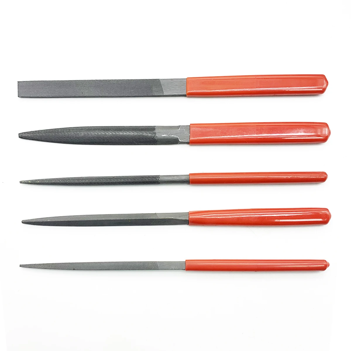 High Quality Profession Steel Hand File 5pcs Set Circle, Half Round, Triangle, Square, Flat