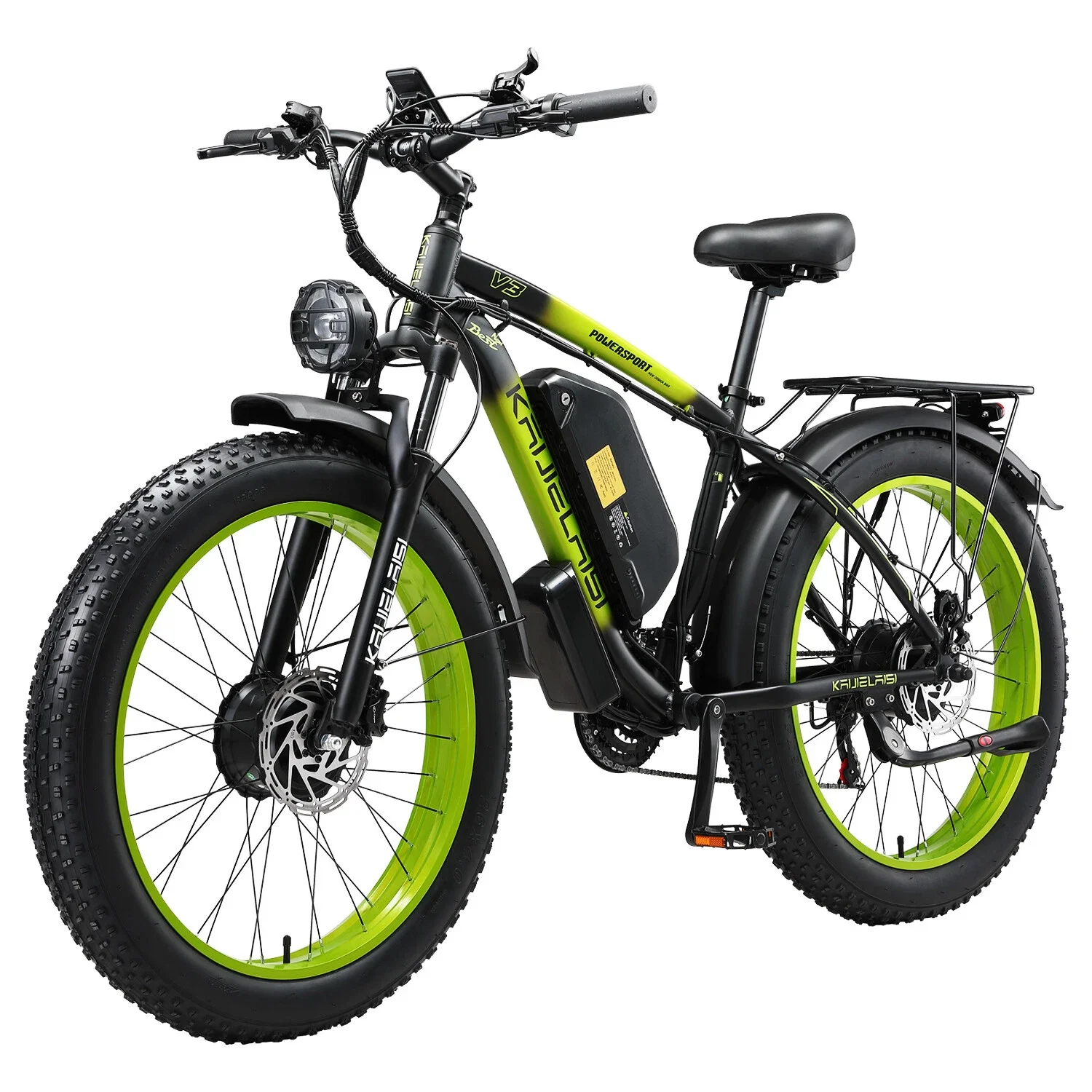 2000W Dual Motor  35MPH Dirt E-Bike 26" 48V/23Ah Electric Bike for adult image 3