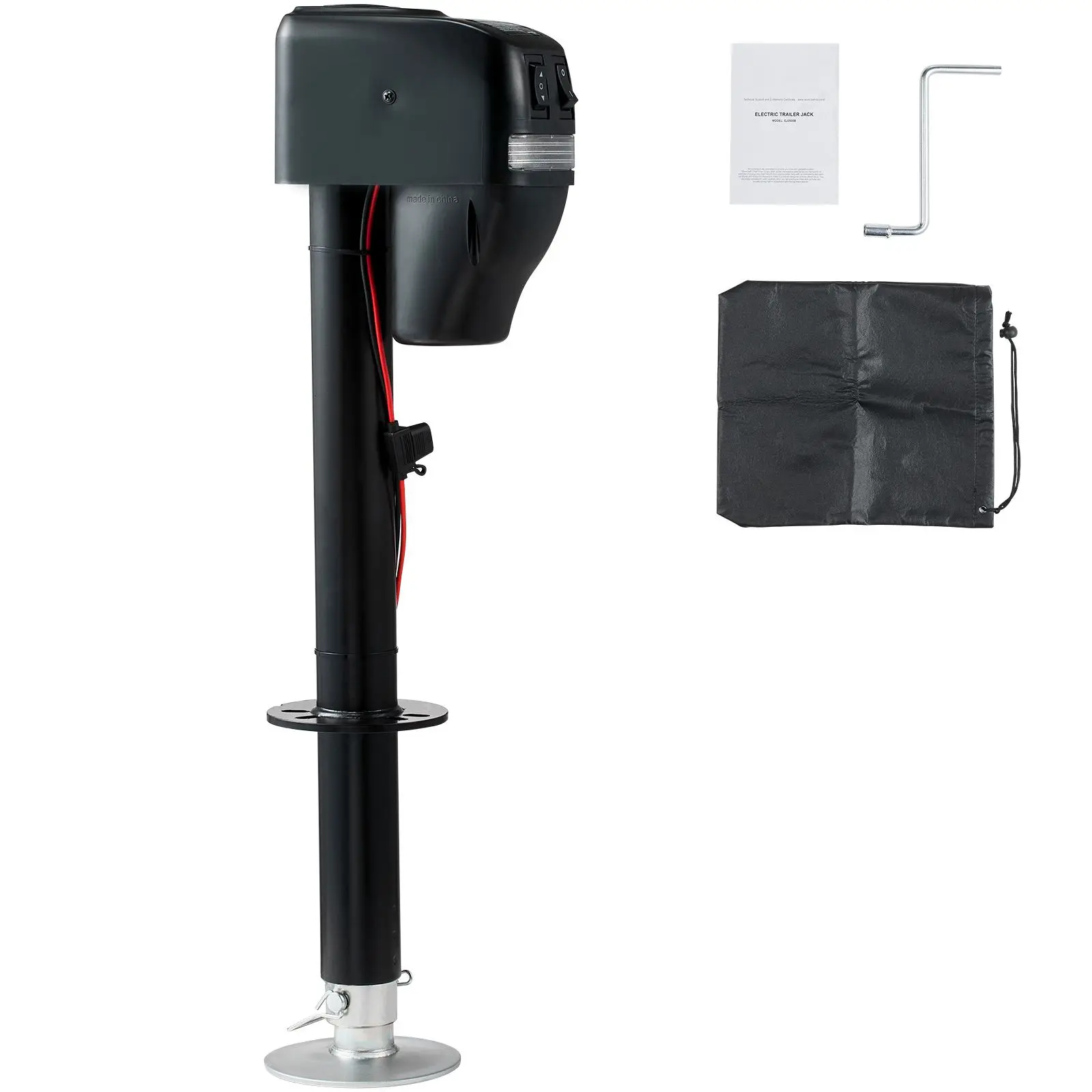 Electric Trailer Jack, Power Tongue Jack Weight Capacity 4000 lbs, 9.84