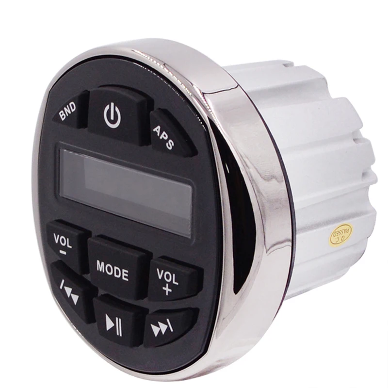 Digital Media MP3 Player with BT & USB Port AM FM Radio Weatherproof for Marine Vehicles Boats ATV's UTV's Yachts Road Vehicles