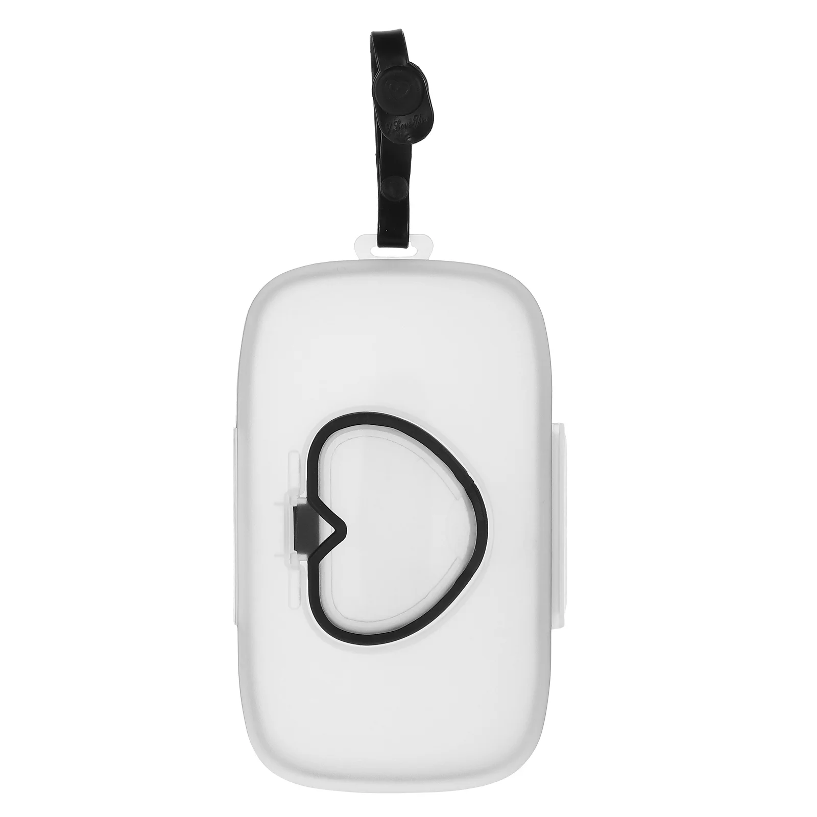 موزع مناديل مبللة للأطفال محمول مع غطاء على شكل قلب، تصميم مدمج وخفيف الوزن للاستخدام المنزلي والسفر بسعة كبيرة #1