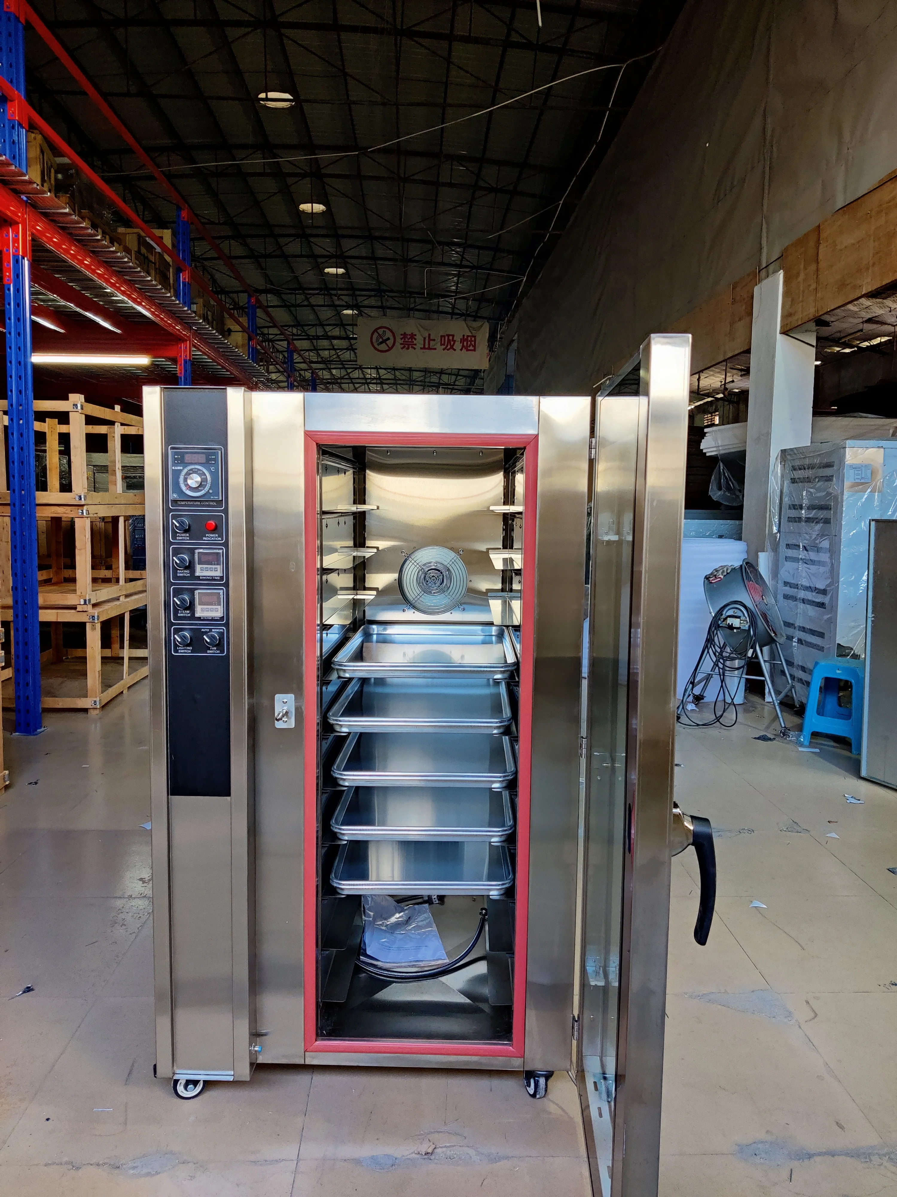 Oven Roti Prancis Baru dengan Sistem Semprotan Uap Khusus dan Siklus Udara Panas untuk Pabrik Roti