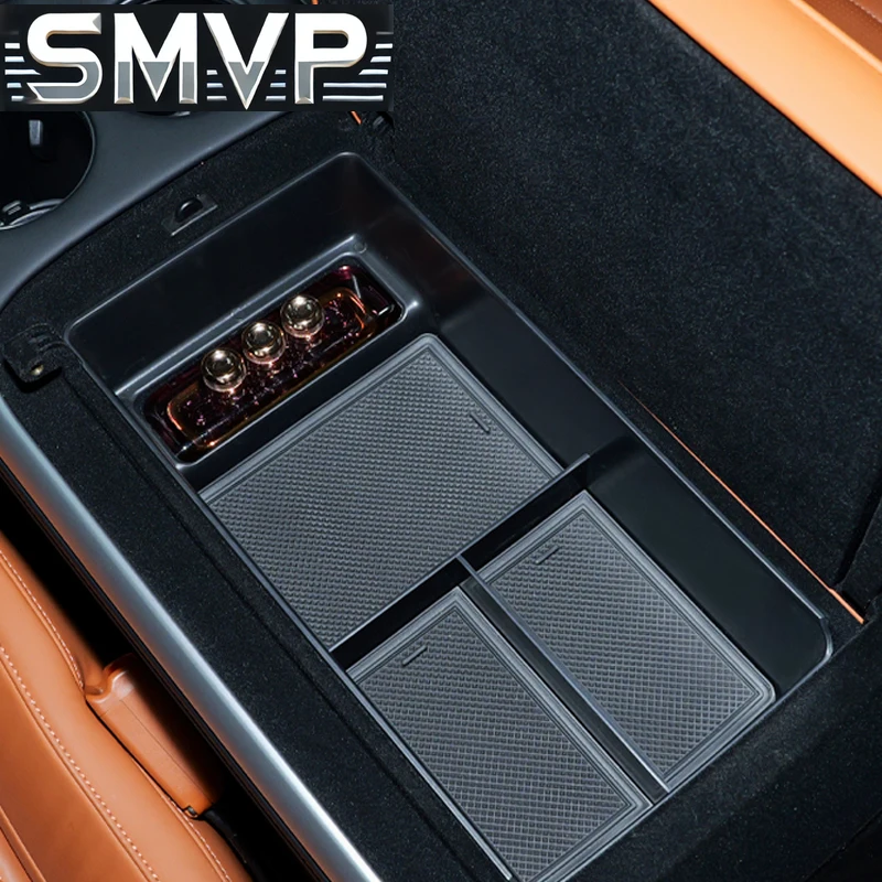 

Fit For Xpeng G9 XiaoPeng 2022-2023 Car Storage Box Center Lower Armrest Box Storage Wireless Charging Dust Mat Interior Accesso