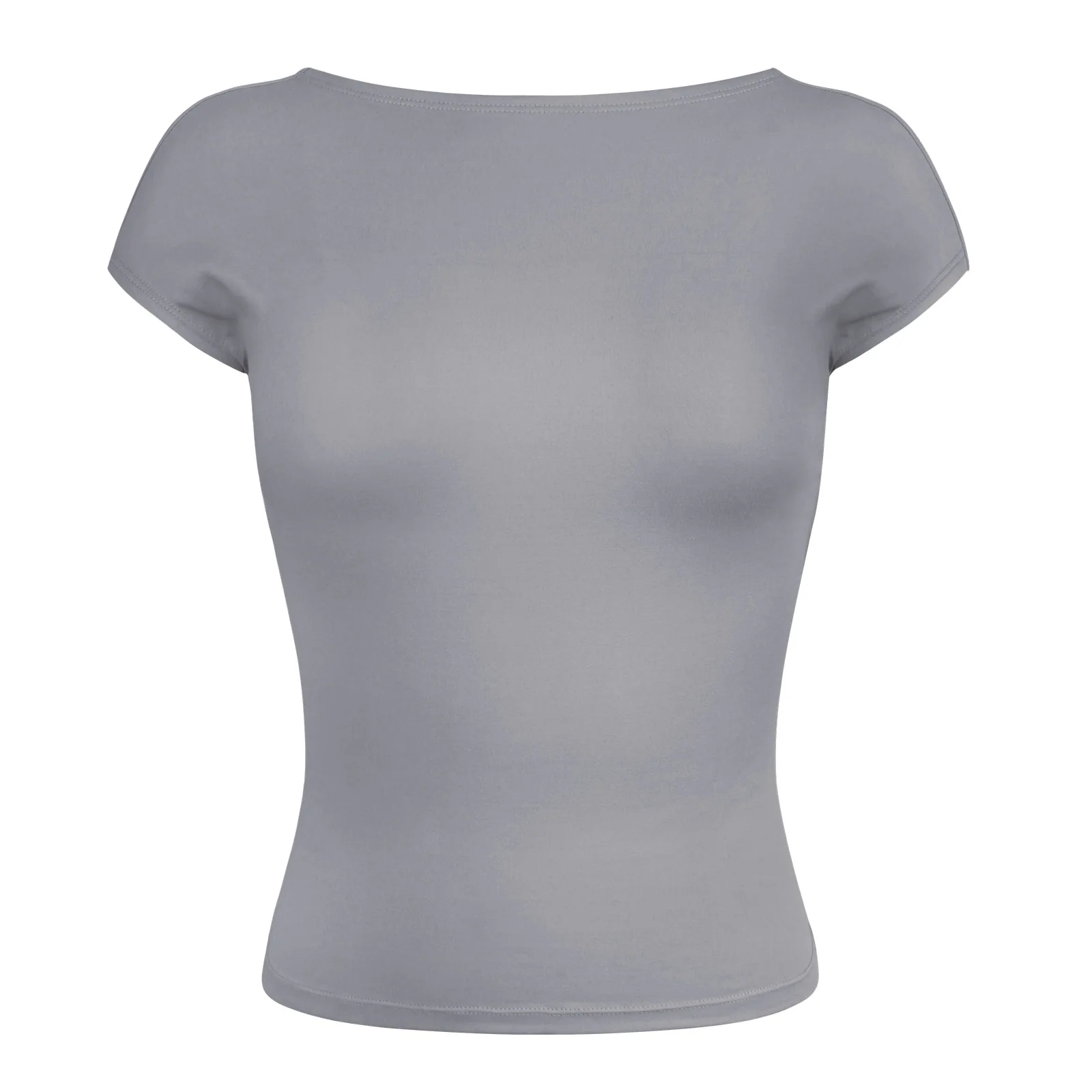 2025, Sommer, neue Mode, Damen-Tops, T-Shirts, Y2K, sexy, rückenfrei, bequem, atmungsaktiv, kurzärmelig, Slim-Fit-Damenbekleidung – Detail 13