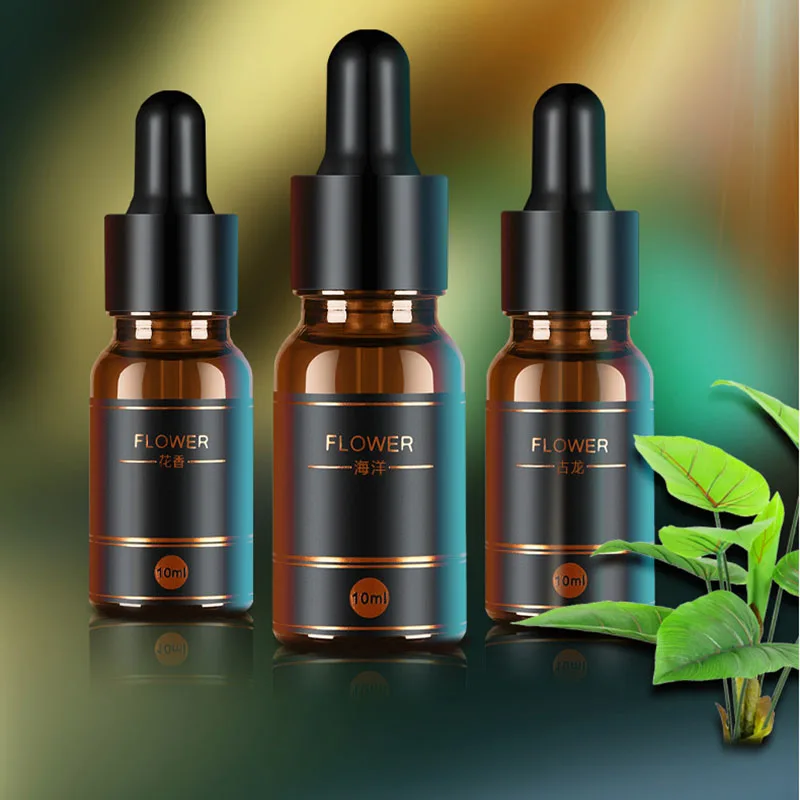 

3 Bottles 10ml Essential Oil Diffuser Car Perfume Air Freshener Refill Smell Fragrance Aroma Plant Essential Oil for Humidifier