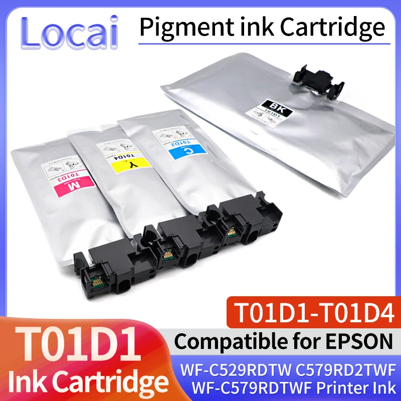 EU 860ML T01D1 T01D2 T01D3 T01D4 Ink bag With Pigment Ink For Epson WorkForce Pro WF-C529RDTW WF-C579RD2TWF WF-C579RDTWF Printer