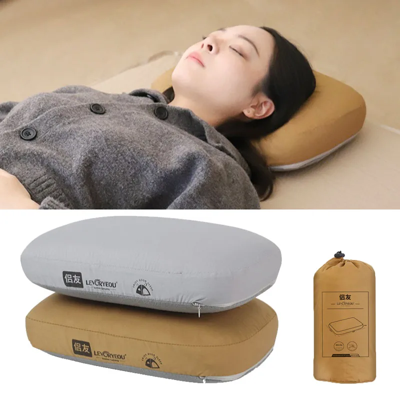 3D Soft Slow Rebound Memory Foam Pillow Outdoor Camping Travel Cervical Pillow Portable NoonBreak Pillow Neck Support Pillow