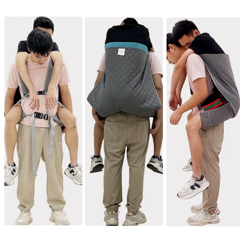 Patient Lift Sling Transfer Belt Elderly Shifting Sling Carrier Disabled Strap Up Down Stairs To Wheelchair Moving Transfer Belt