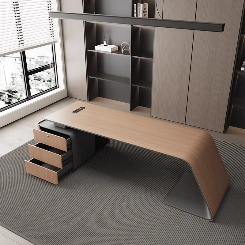 Modern Executive Office Desks Manager With Drawers Standing Room Computer Desks Table Bedroom Escritorio Office Furniture