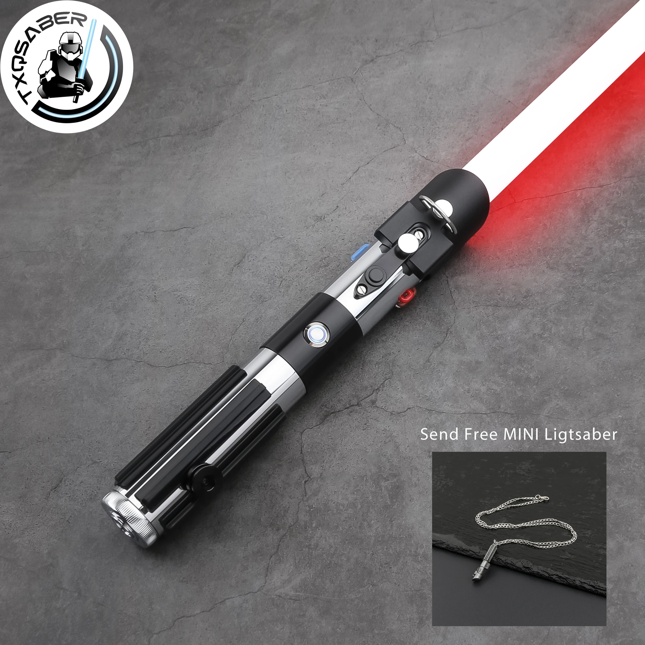 

TXQSABER Дизайнерский световой меч Vader SE Heavy Dueling SRGB Pixel Laser Sword Smooth Swing Blaster Lightsword Toys для взрослых